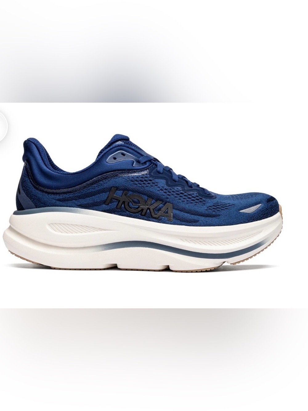 Hoka One One Bondi 9 Midnight Blue & Varsity Navy Mens Running Shoes